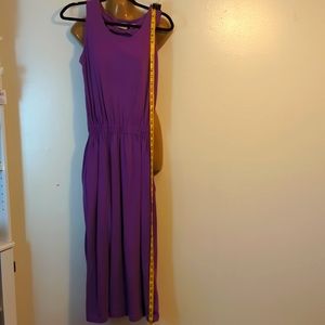 Vintage Large Maxi Dress w/cinched waist